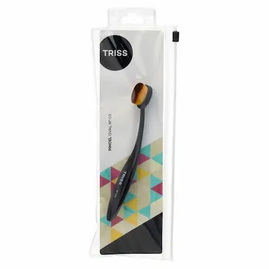 Pincel de Maquiagem Oval Triss Nº03 1 Unidade