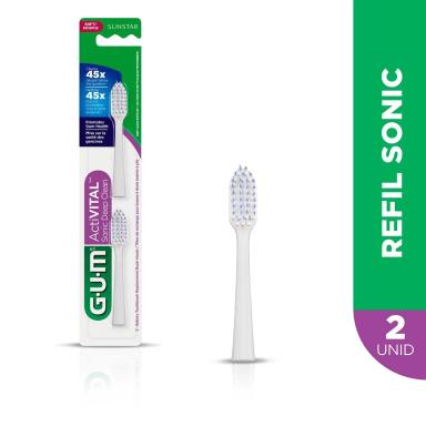 Refil Escova de Dente ActiVITAL Sonic Deep Clean com 2 unidades