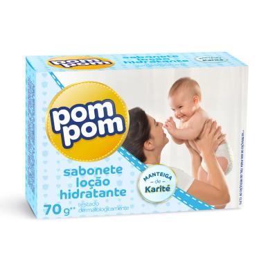 Sabonete em Barra Pom Pom Loção Hidratante com 70g