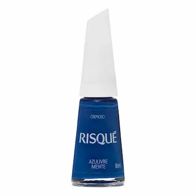 Esmalte Cremoso Risqué 8ml - Azulivre Mente