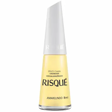 Esmalte Cremoso Risqué 8ml - Amarelindo 