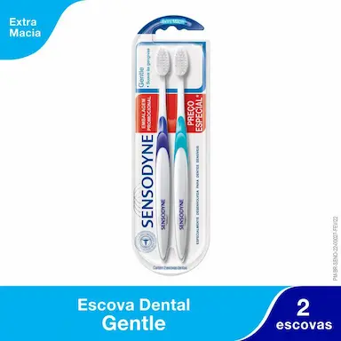 Kit Escova de Dente Sensodyne Gentle Suave às Gengivas 2 unidades