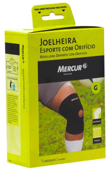 Joelheira Esporte com Orifício Tamanho G