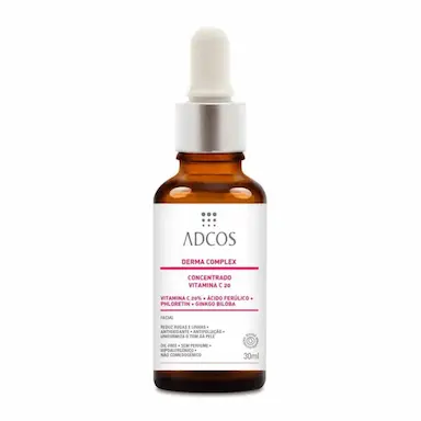 Sérum Facial Anti-Idade Derma Complex Adcos Concentrado Vitamina C 20 com 30ml