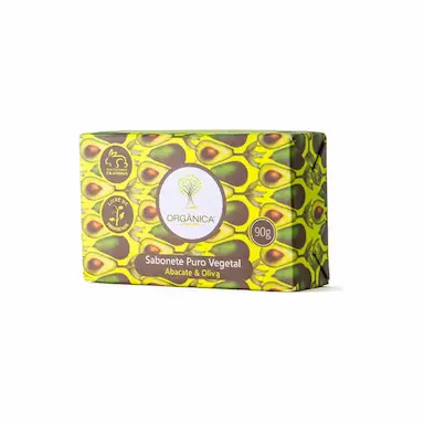 Sabonete em Barra Orgânica Abacate & Oliva com 90g