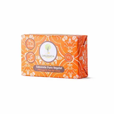Sabonete em Barra Orgânica Pêssego & Flor de Lótus com 90g