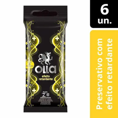 Preservativo Olla Efeito Retardante com 6 Unidades