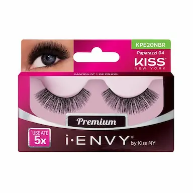 Cílios Postiços Kiss NY I-Envy Paparazzi 04 com 1 par