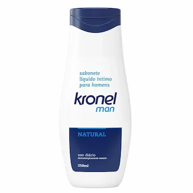 Sabonete Líquido Íntimo Masculino Kronel Man Natural com 250ml