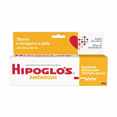 Creme para Assaduras Hipoglós Amêndoas Nutre e Recupera 80g