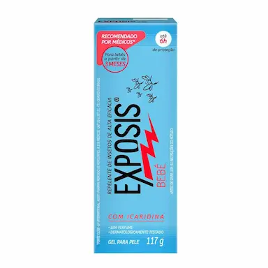Repelente em Gel Exposis Bebê Icaridina 117ml