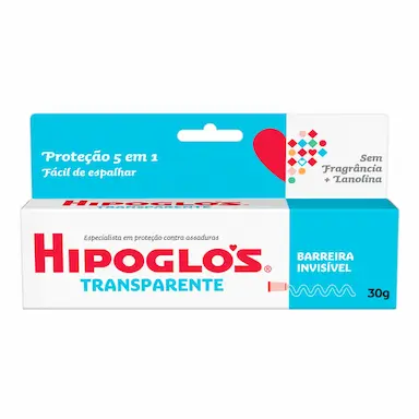 Creme para Assaduras Hipoglós Transparente 5 em 1 Sem Fragrância Lanolina 30g