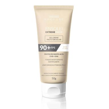 Protetor Solar Facial FPS 90+ Profuse Ensolei Bege Claro Bege Claro 50g