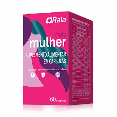 Polivitamínico Raia Multi Mulher 60 Cápsulas