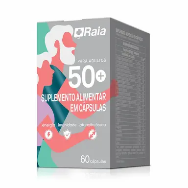 Polivitamínico Raia Senior 50+ 60 Cápsulas