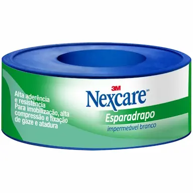 Esparadrapo Impermeável Nexcare Branco 12mm X 3m