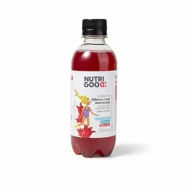 Kombucha Hibisco com Maracujá Nutrigood 300ml