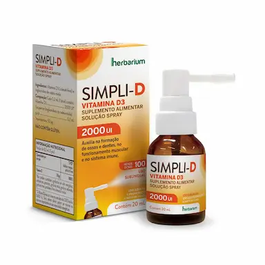 Vitamina D 2.000UI Simpli-D Spray 20ml