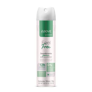 Desodorante Antitranspirante Aerosol Above Woman Feel Free 48h 150ml