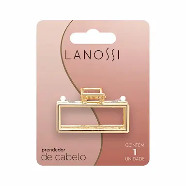Piranha de Cabelo Lanossi Gold Médio - 1 unidade