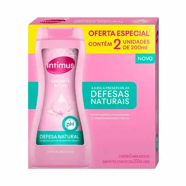 Kit Sabonete Intimo Intimus Defesa Natural 2 unidades com 200ml cada