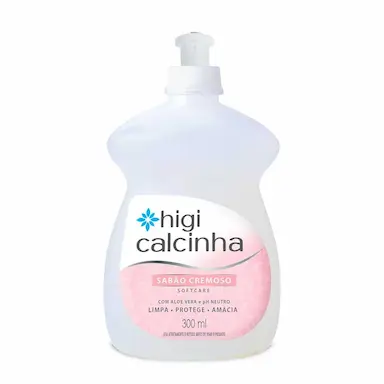Sabão Cremoso para lavar Calcinhas Higi Calcinha Softcare com 300ml