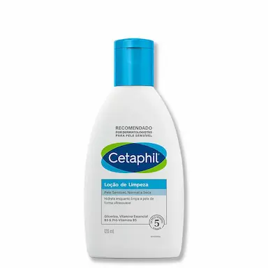 Loção de Limpeza Facial Cetaphil Pele Seca e Sensível com 120ml