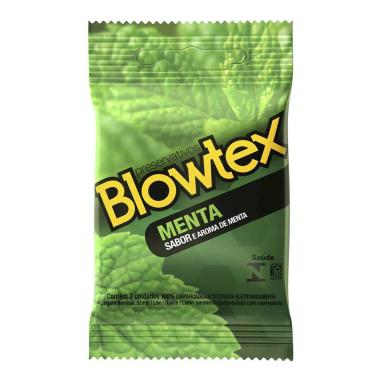 Camisinha Blowtex Menta - 3 unidades