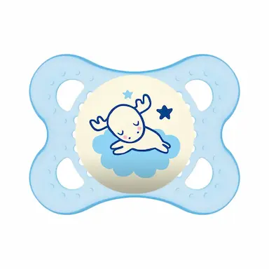Chupeta MAM Original Night Tam 1 0 a 6 meses Azul - 1 Unidade