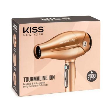 Secador de Cabelo Kiss New York Tourmaline Ion 2000W 127V 1 unidade