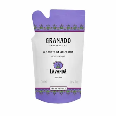 Refil Sabonete Líquido Granado Terrapeutics Lavanda com 300ml