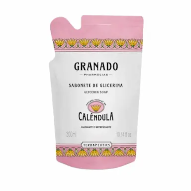 Refil Sabonete Líquido Granado Terrapeutics Calêndula com 300ml
