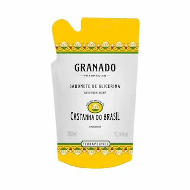 Refil Sabonete Líquido Granado Terrapeutics Castanha do Brasil com 300ml