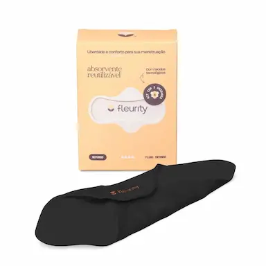 Absorvente Reutilizável Fleurity Normal com 1 unidade