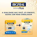 Fralda Geriátrica Unissex Bigfral Derma Plus Adulto M 8 unidades