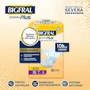 Fralda Geriátrica Unissex Bigfral Derma Plus Adulto XG 7 unidades
