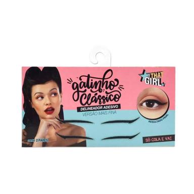 Delineador Adesivo That Girl Gatinho Clássico 2 Pares