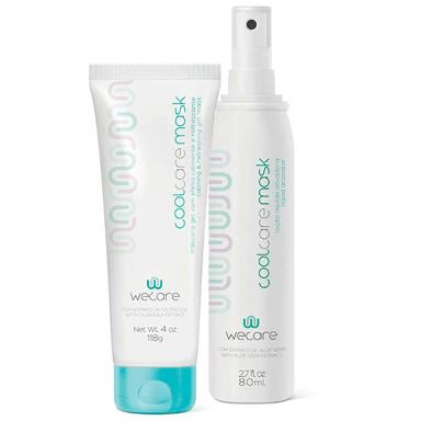 Máscara Gel Facial Wecare Cool Care com 118g + Loção Ativadora com 80ml