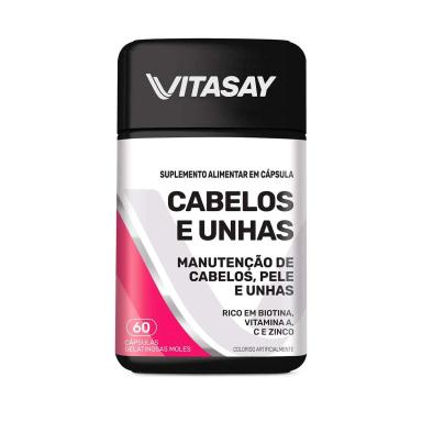 Polivitamínico Vitasay para Cabelos e Unhas 60 cápsulas