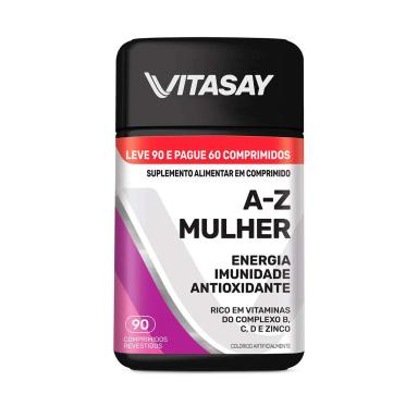 Polivitamínico Vitasay AZ Mulher 90 comprimidos