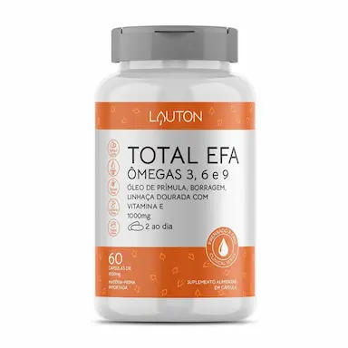 Suplemento Alimentar Total Efa Lauton 60 Cápsulas