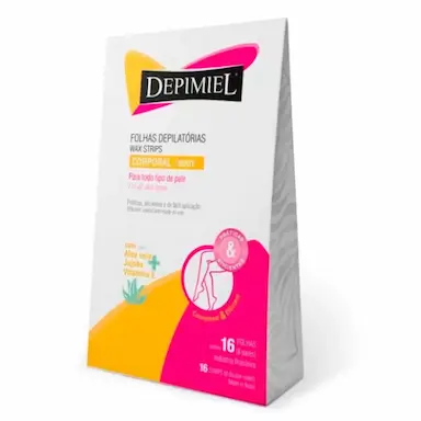 Folha Depilatória Corporal Depimiel 16 Unidades