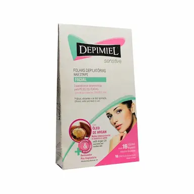 Folha Depilatória Facial Depimiel Sensitive 16 Unidades
