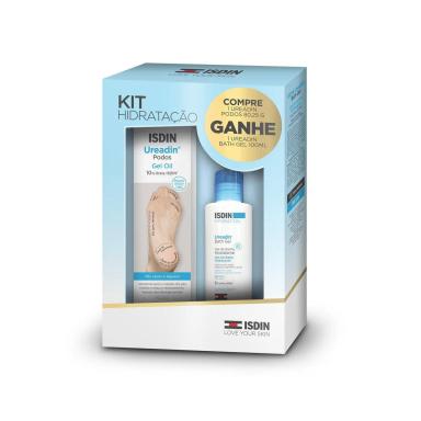 Kit Ureadin Hidratação: Creme para os pés 80,25g + Gel de Banho Isdin 100ml