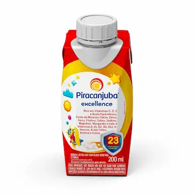 Bebida Láctea Infantil UHT Excellence Piracanjuba a partir de 1 ano 200ml