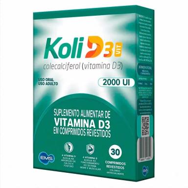 Vitamina D 2.000UI Koli D3 Vit 30 comprimidos