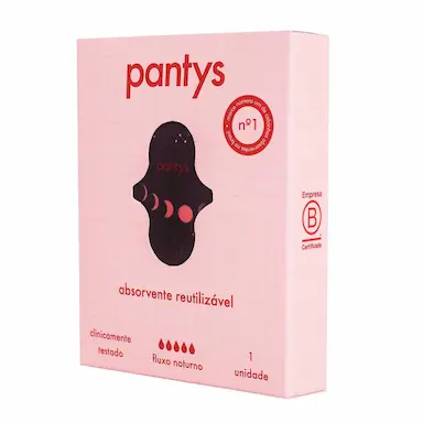 Absorvente Reutilizável Pantys Planets Fluxo Noturno - 1 unidade