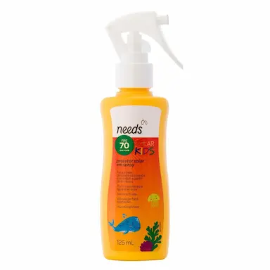 Protetor Solar Infantil FPS 70 Needs Solar Kids Spray 125ml