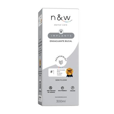 Enxaguante Bucal N&W Dental Care Implants 300ml