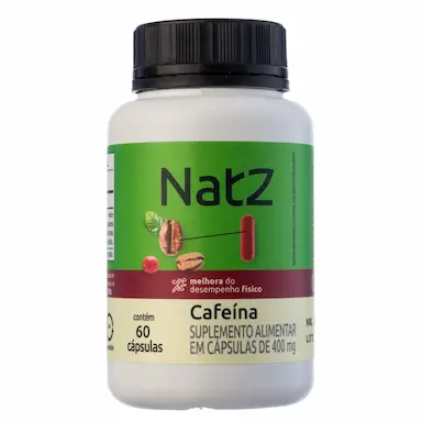 Cafeína Natz 60 Cápsulas